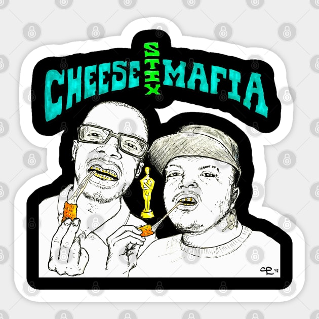 Cheese Stix Mafia Sticker by Insane Clam Pasta